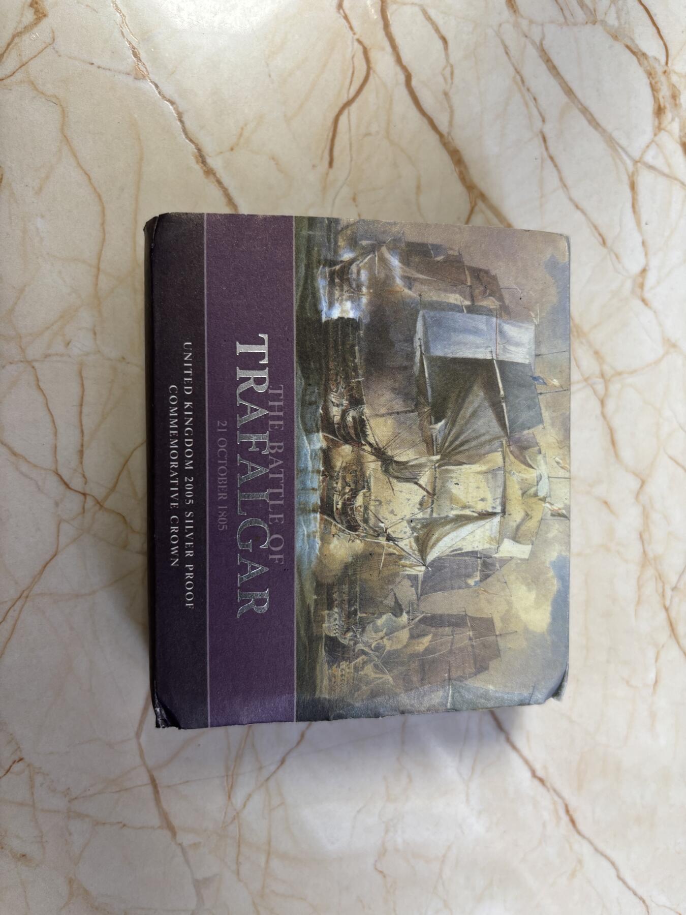 第187期拍卖 英国2005年特拉法海战200年精制纪念银币，925银，28.28克