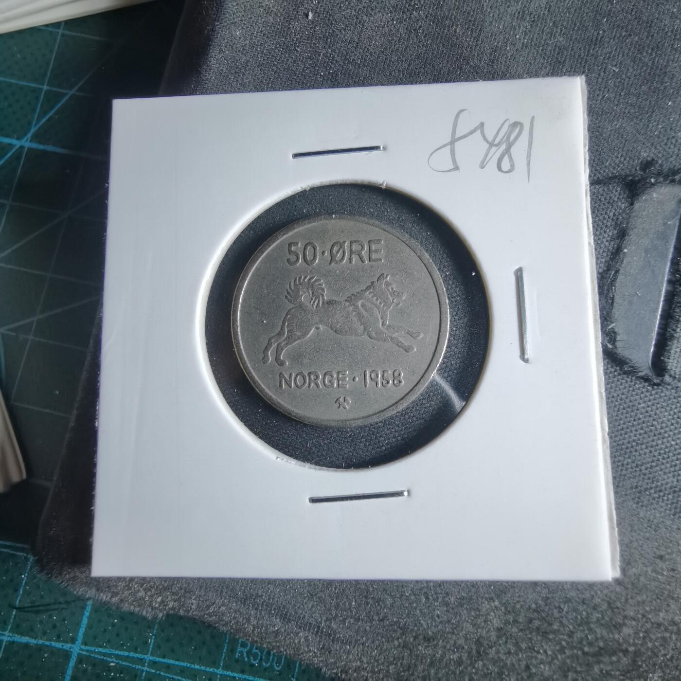 沼泽如烟--第954场 挪威1958年50欧尔