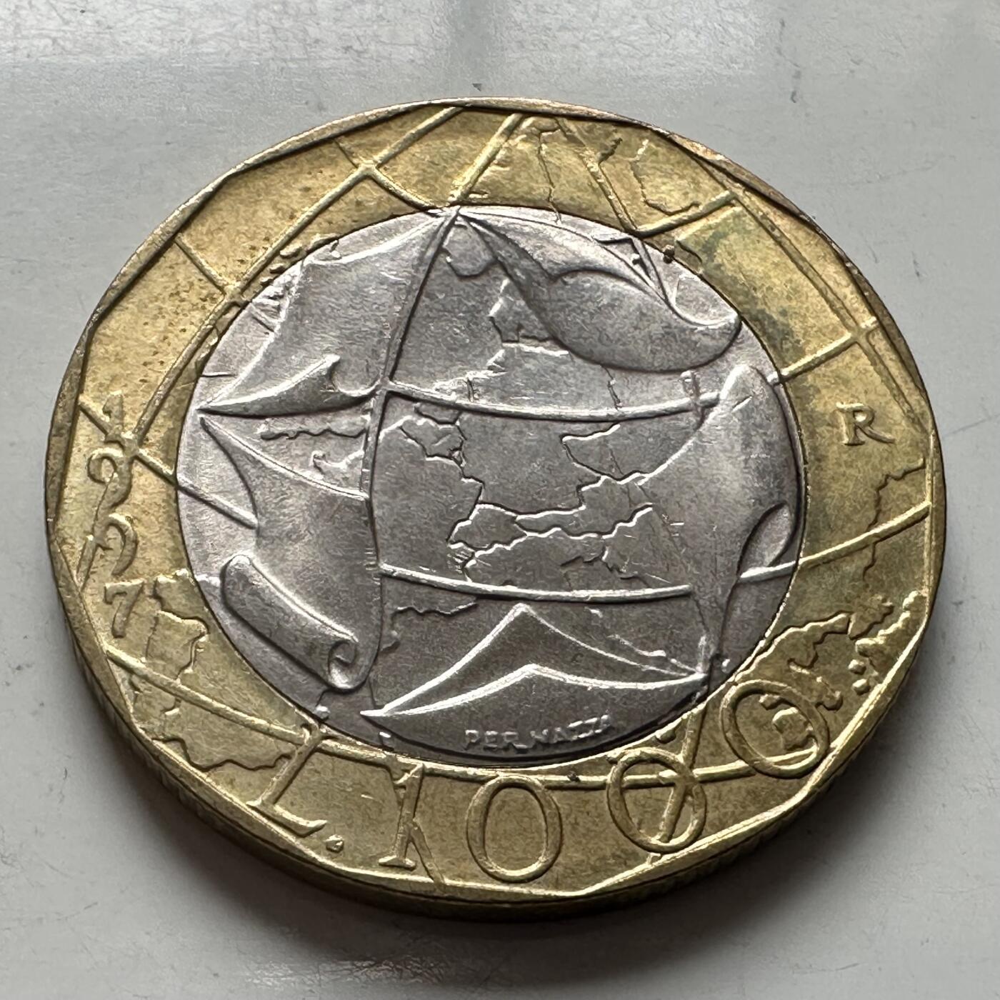 🌹外币初藏🌹🐯2026年第4场  每周二四六晚8️⃣点 接代拍 意大利1997年1000里拉 b