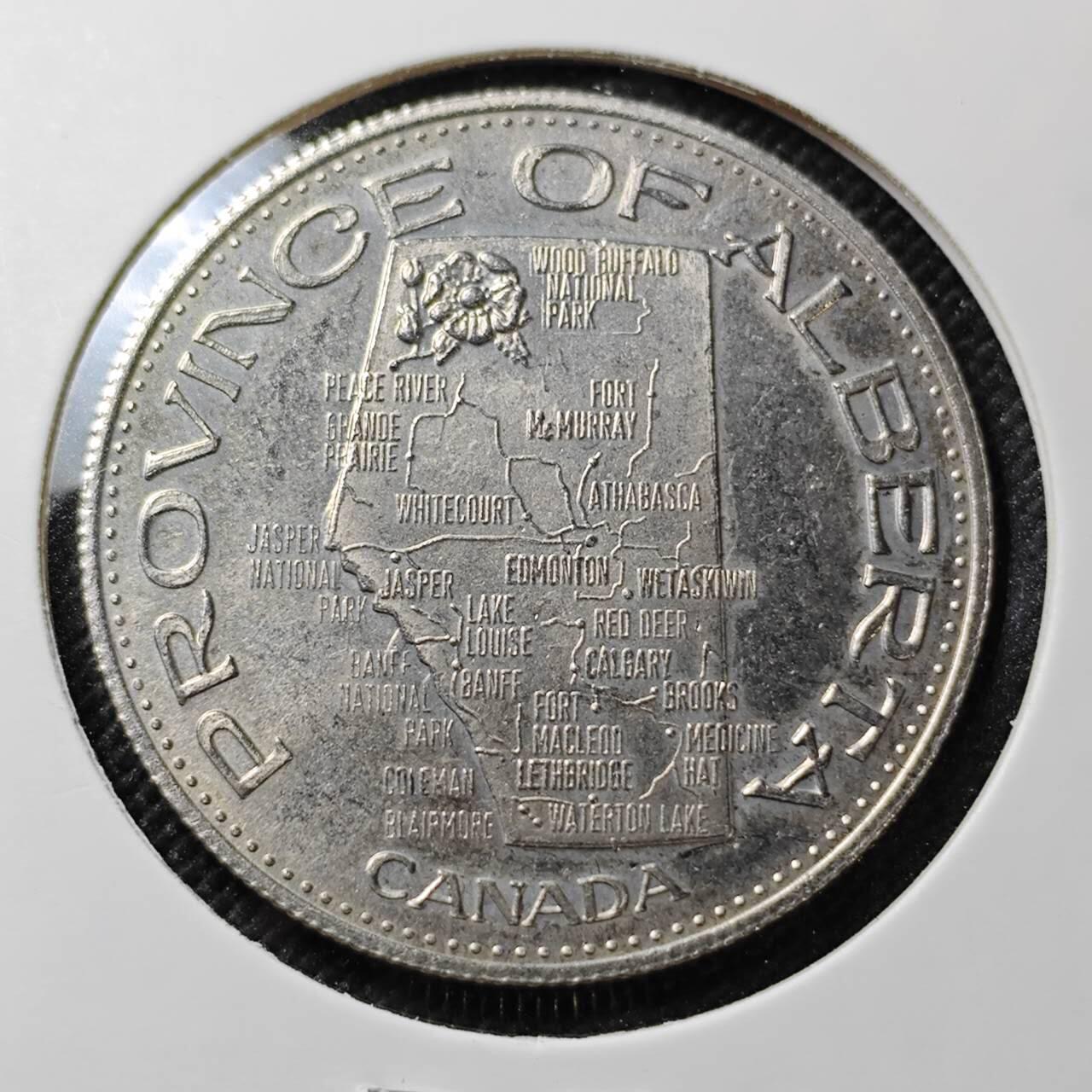 KK钱币收藏小铺  第387期  2月预留时间 周末发货  加拿大一元代币