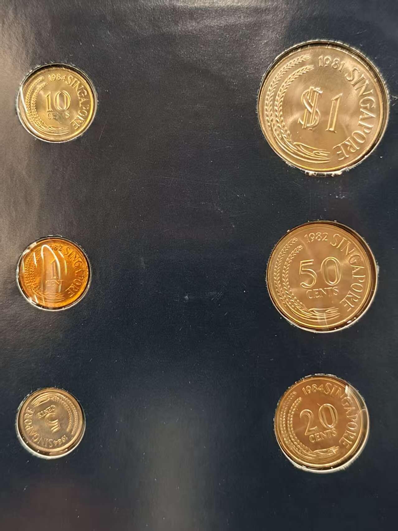 G&W世界散币，银币处理专场（第42场） 富兰克林-新加坡6枚套