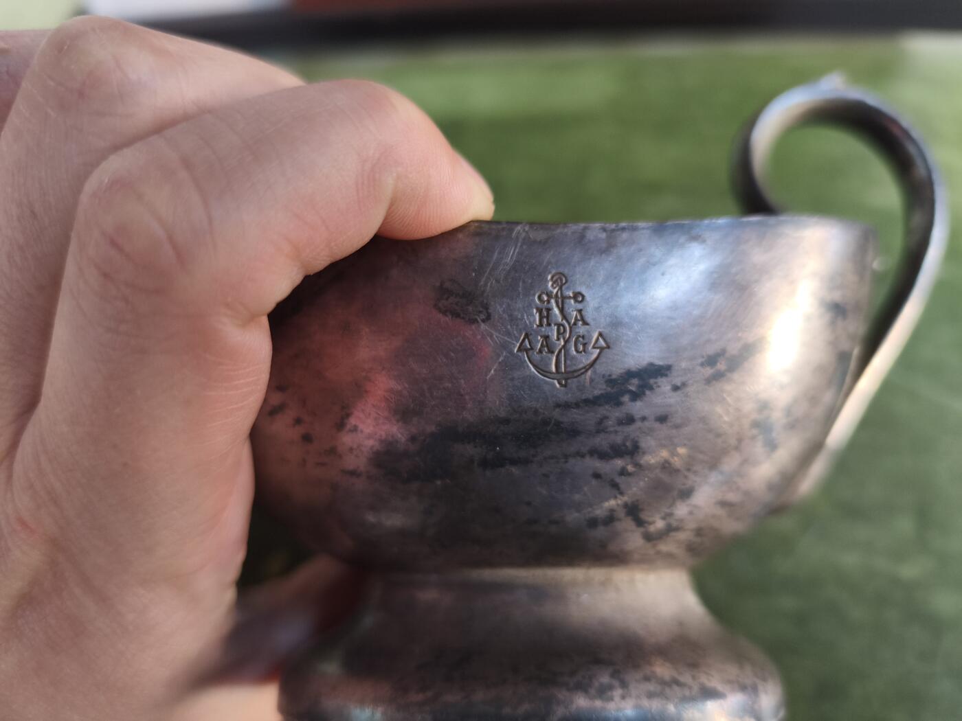 海外回流精品专场1.11 回流镀银咖啡奶杯一只