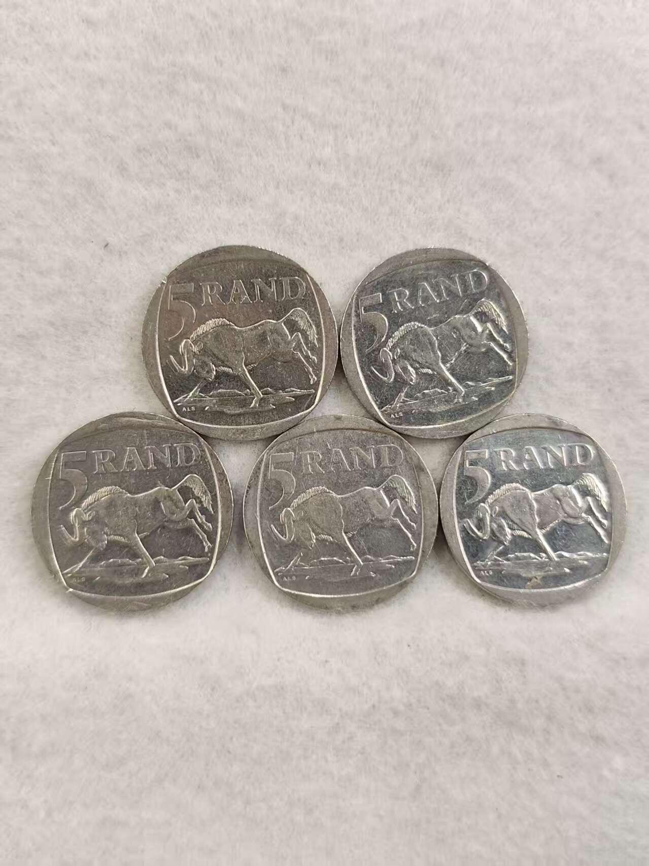 G&W世界散币，银币处理专场（第42场） 南非曼德拉5枚