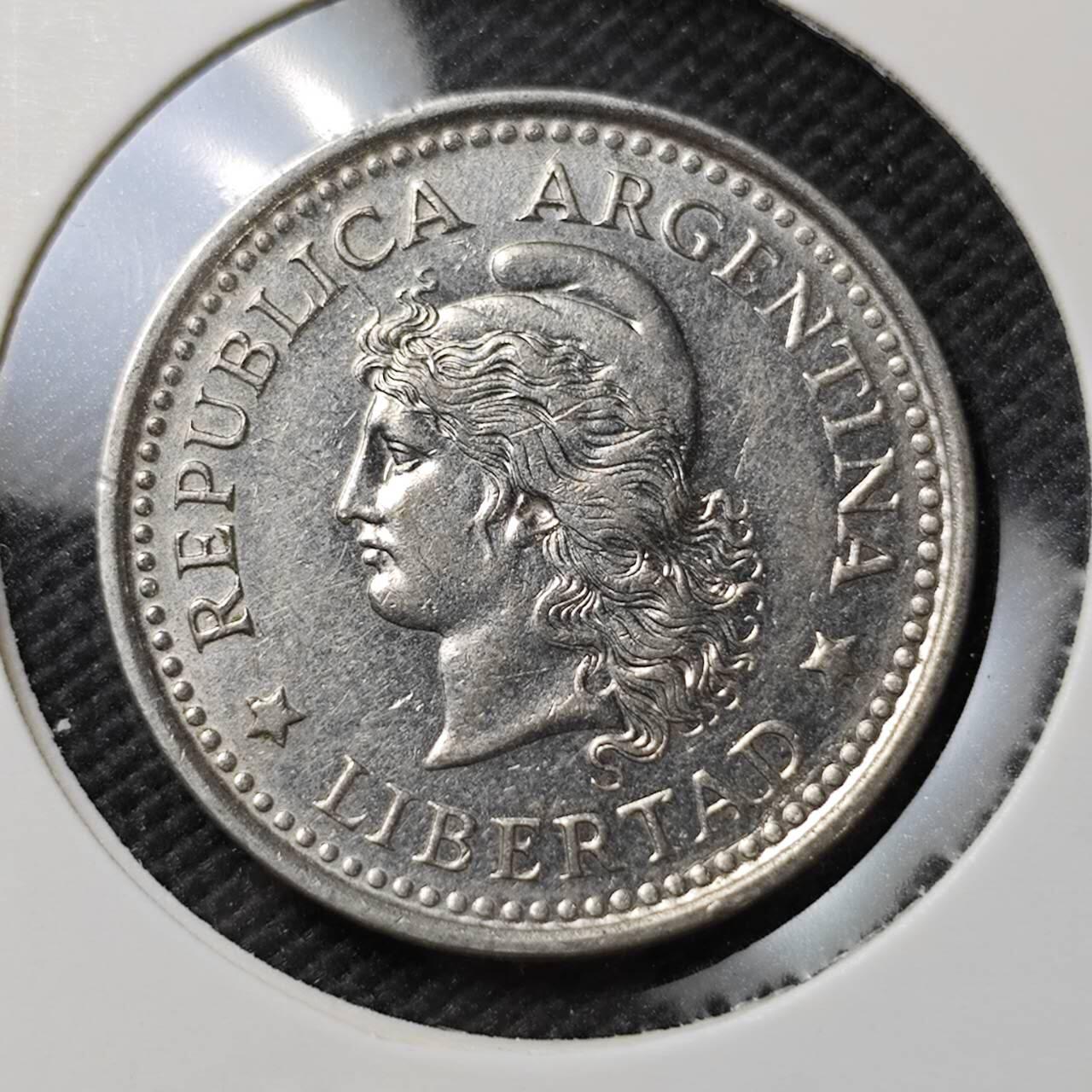 KK钱币收藏小铺  第387期  2月预留时间 周末发货  1958阿根廷50分