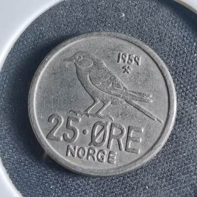 沼泽如烟--第954场 - 挪威1969年25欧尔