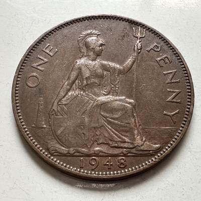 🌹外币初藏🌹🐯2026年第4场  每周二四六晚8️⃣点 接代拍 - 英国1948年一便士 b