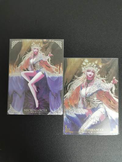 NO.20.5 好又多妹卡大赏，祝你新年旺桃花~只能从此链接进的专场！新店点关注不迷路~每周一站式配齐，方便凑单！（周5晚9点截拍，卖家送拍免费！） - 驴歪歪卡牌 死灵术士 2张 钻闪