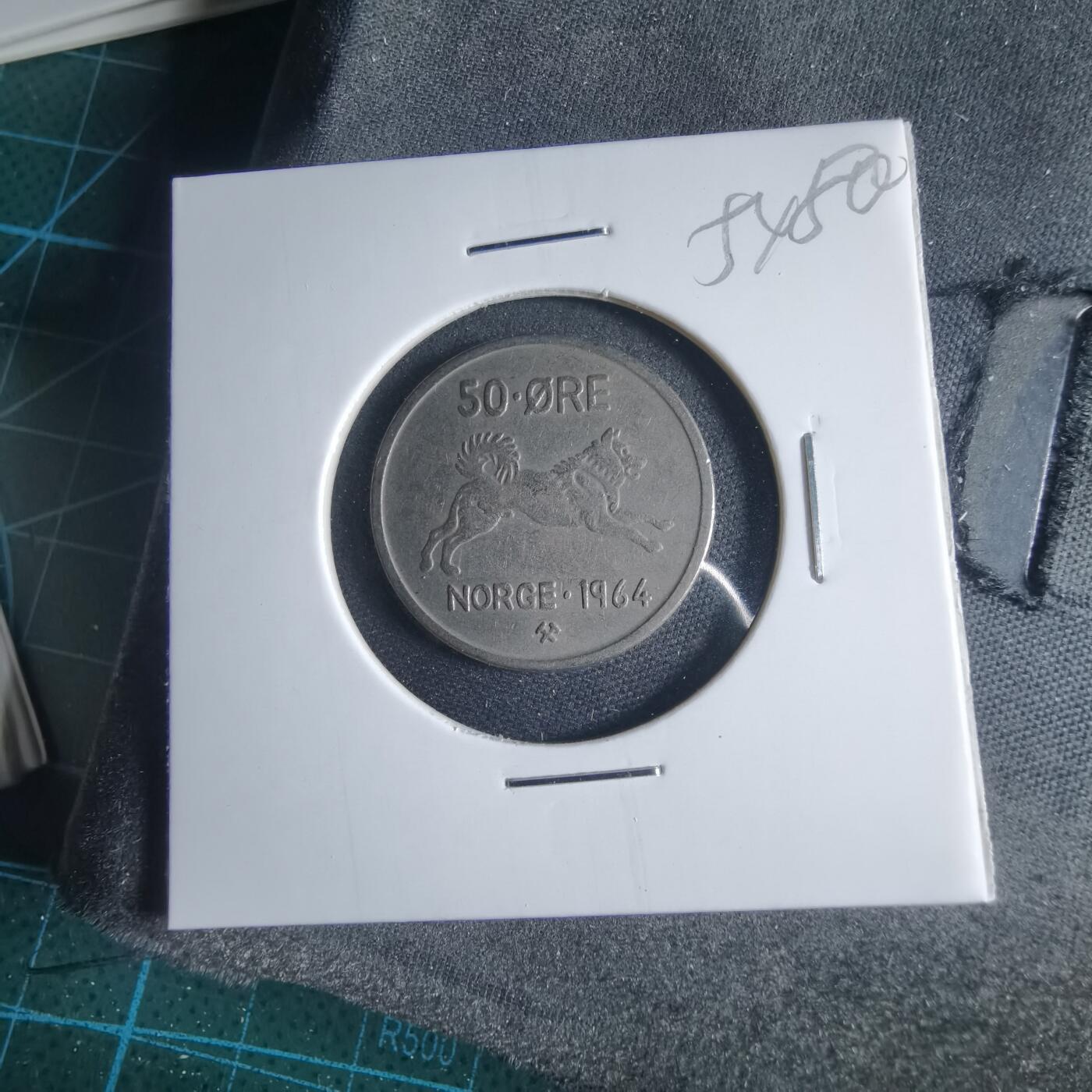 沼泽如烟--第954场 挪威1964年50欧尔