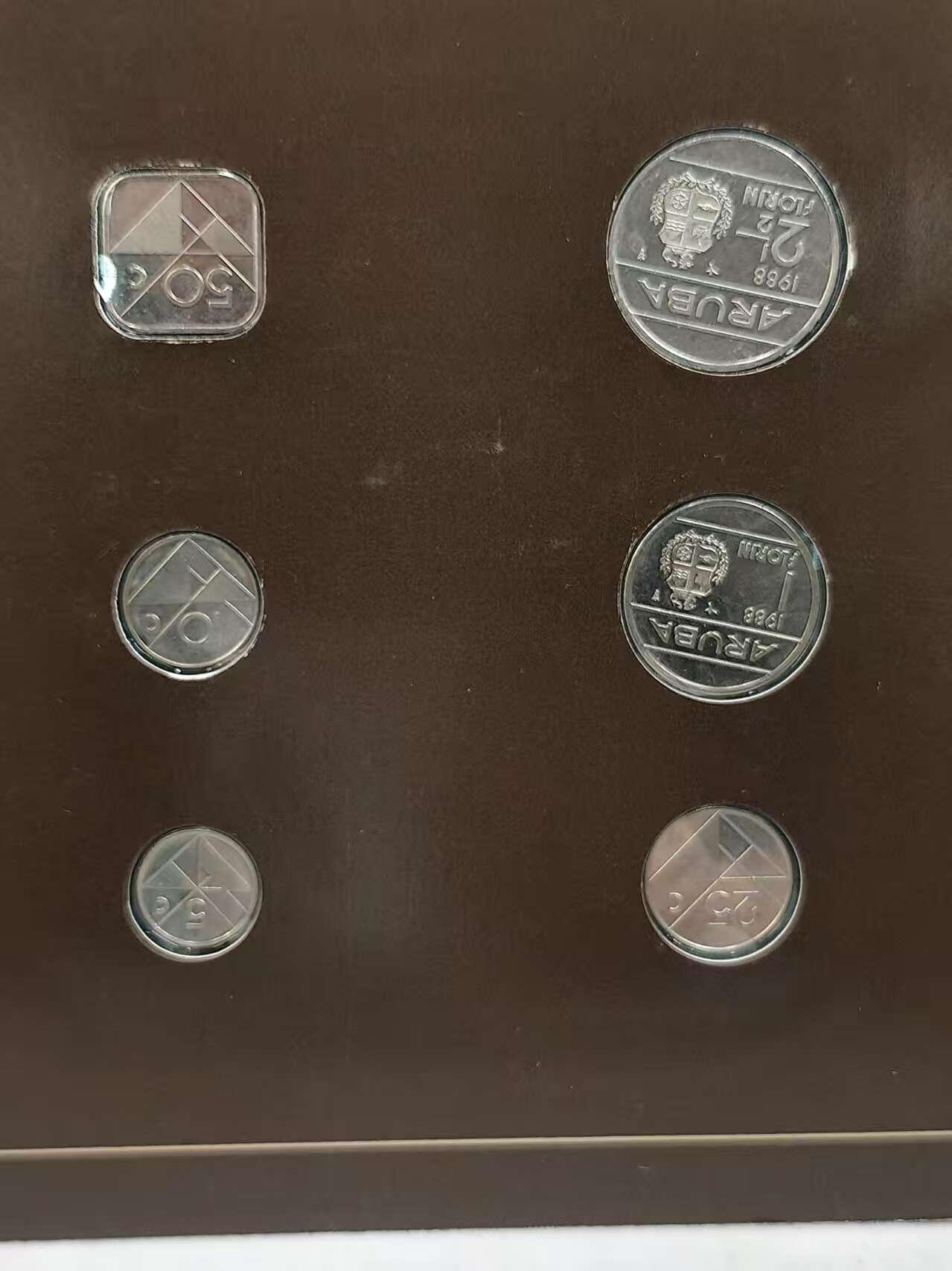 G&W世界散币，银币处理专场（第42场） 富兰克林-阿鲁巴6枚套