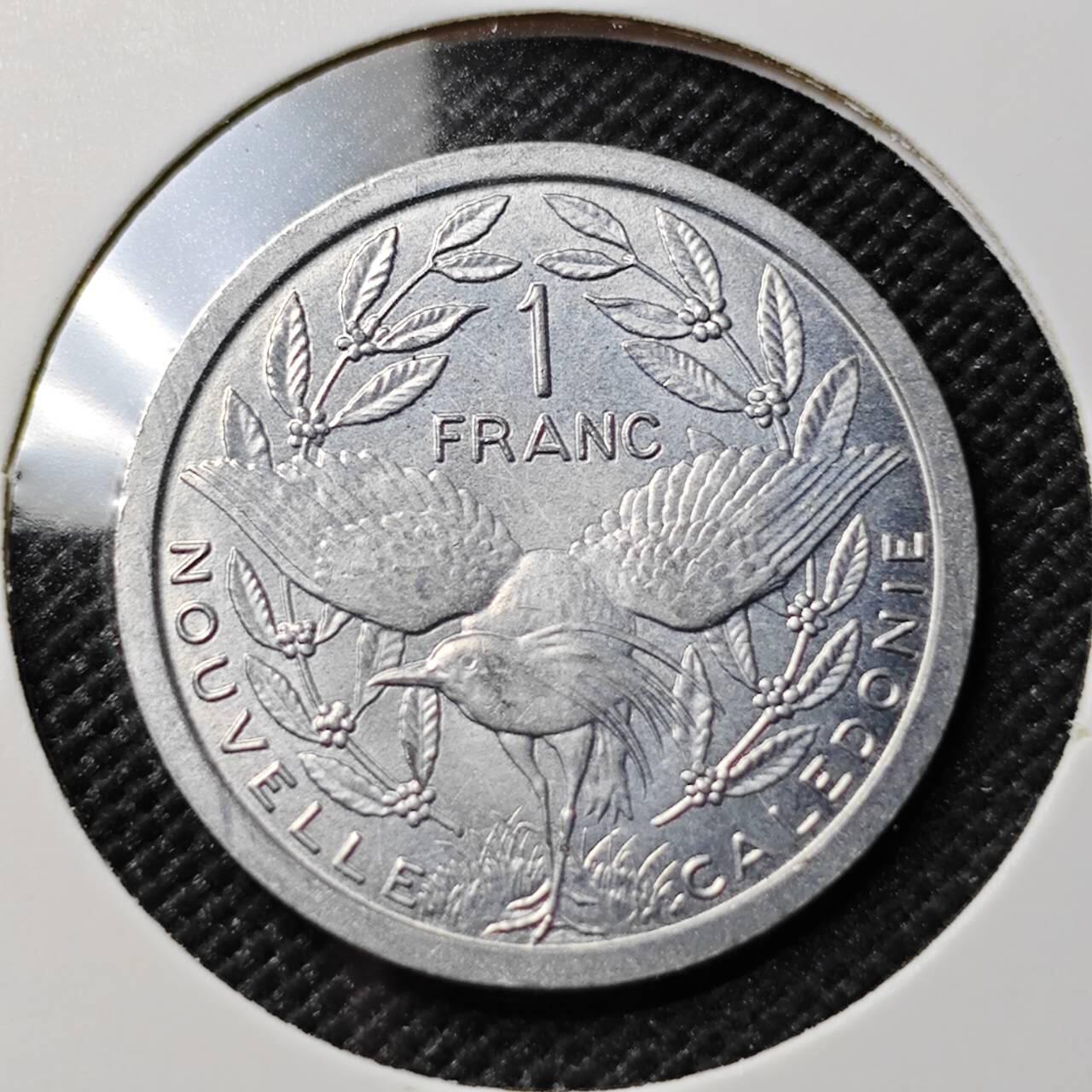 KK钱币收藏小铺  第387期  2月预留时间 周末发货  1981法属新喀里多尼亚1法郎