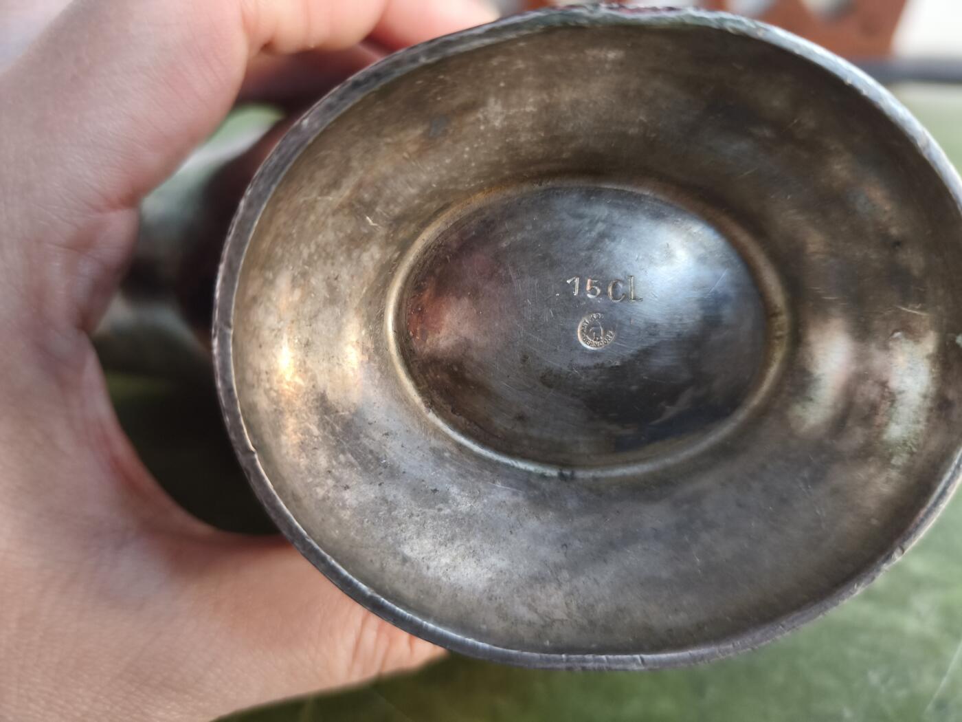 海外回流精品专场1.11 回流镀银咖啡奶杯一只