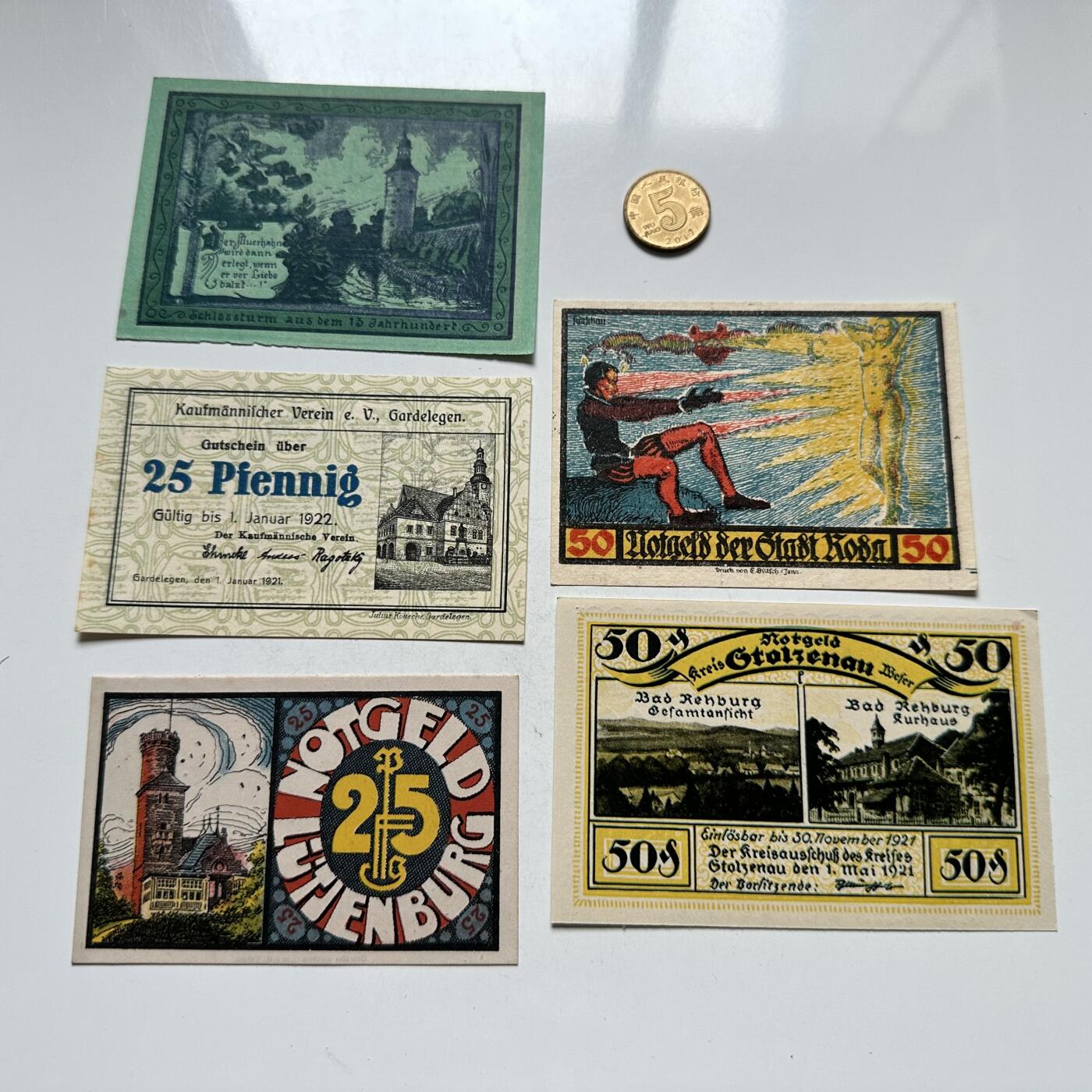 🌹外币初藏🌹🐯2026年第4场  每周二四六晚8️⃣点 接代拍 德国一战时期紧急币—8