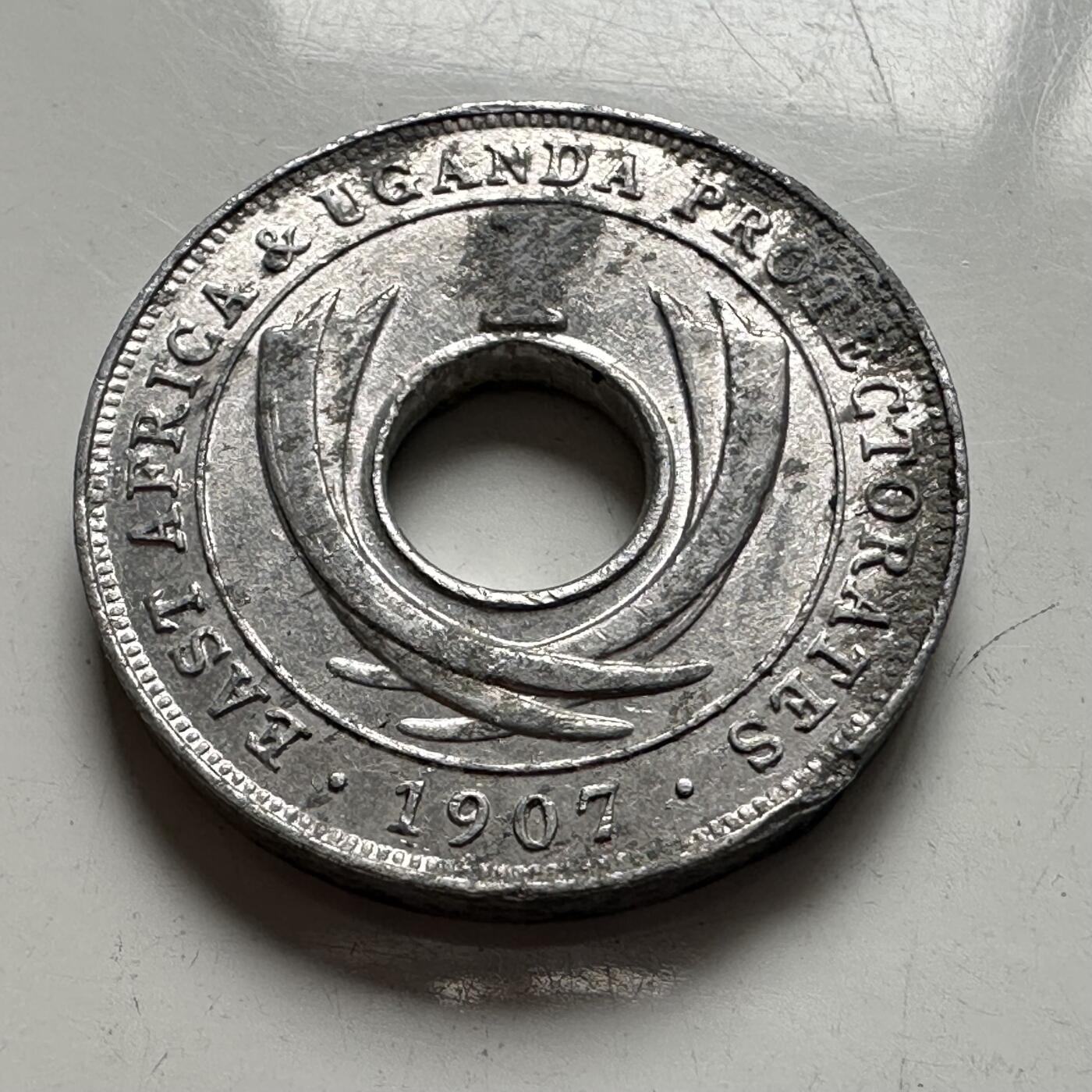 🌹外币初藏🌹🐯2026年第4场  每周二四六晚8️⃣点 接代拍 英属东非和乌干达保护地1907年一分