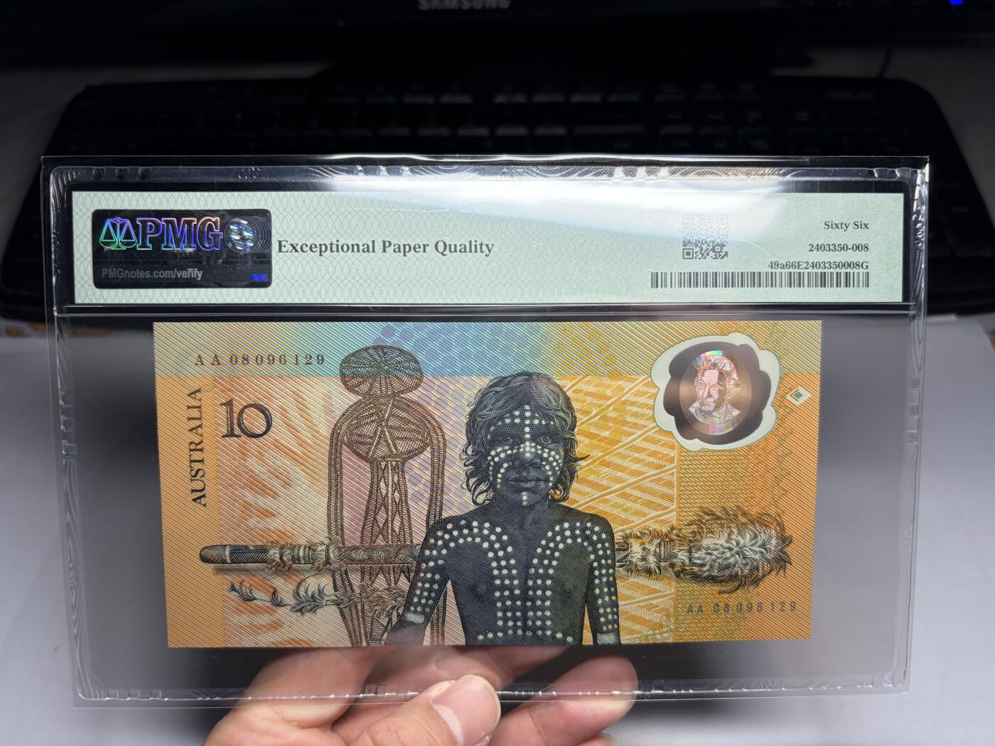 2026年集古藏今外币拍卖第一期-第3场—（总第300拍-纸币专场），本期拍完结算一次，发货时间2-3天，休息几天后继续新的一期拍卖。 PMG66分全球首发无347澳大利亚塑料钞