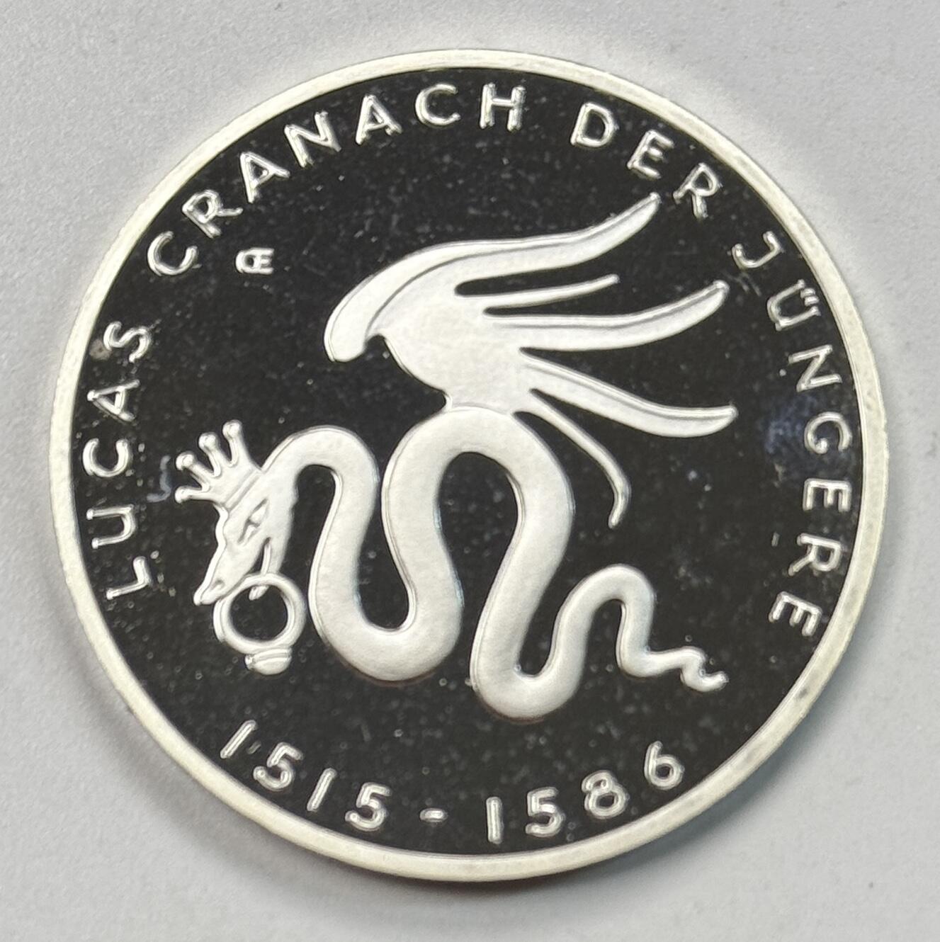 S&S Numismatic世界钱币-拍卖 第118期  德国2015年 小卢卡斯·克拉纳赫诞辰500周年 10欧元精制纪念银币 16克625银