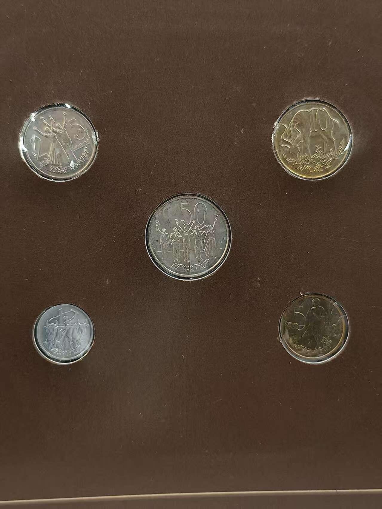 G&W世界散币，银币处理专场（第42场） 富兰克林-埃塞俄比亚5枚套