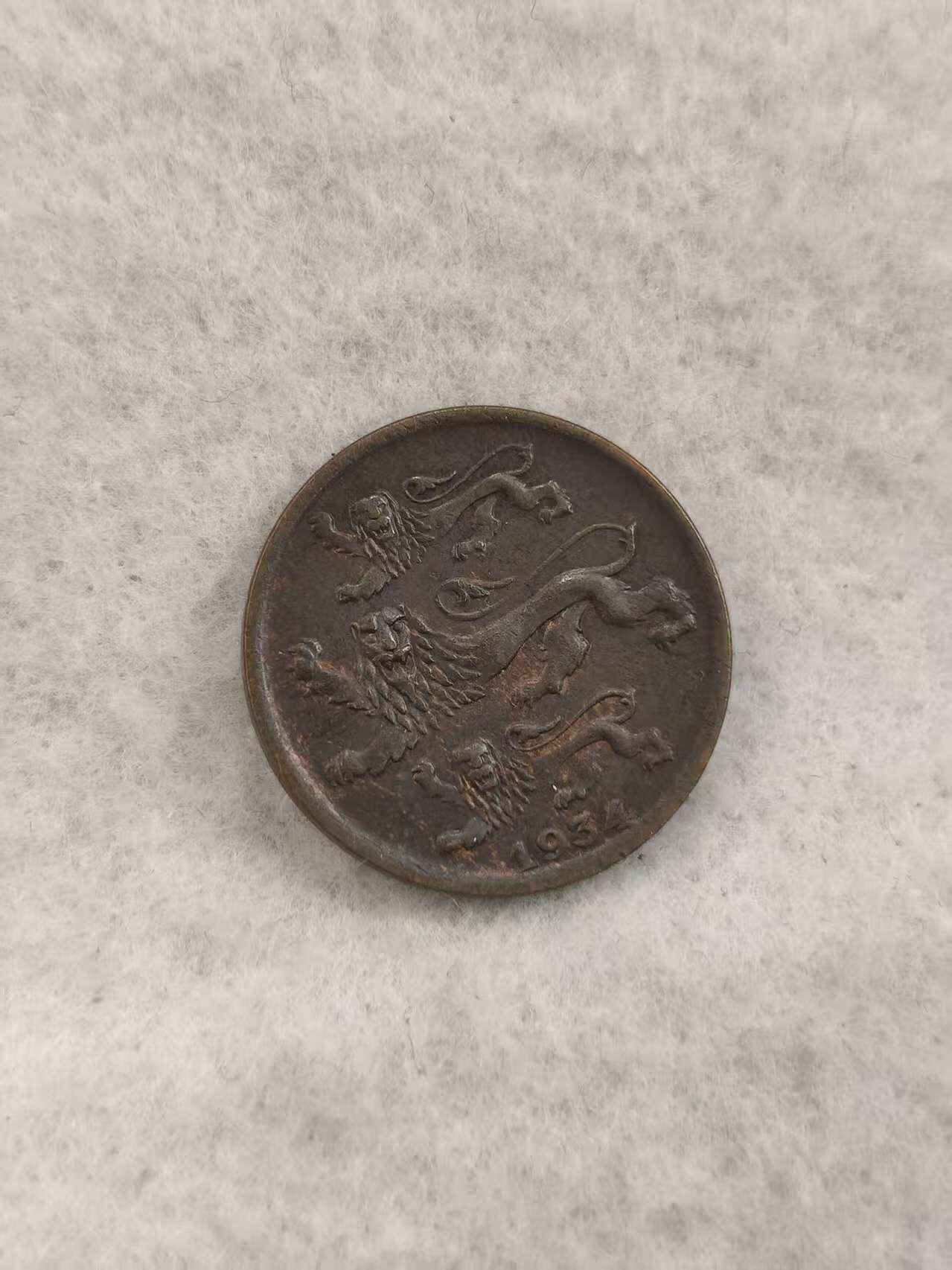 G&W世界散币，银币处理专场（第42场） 爱沙尼亚1934年2分