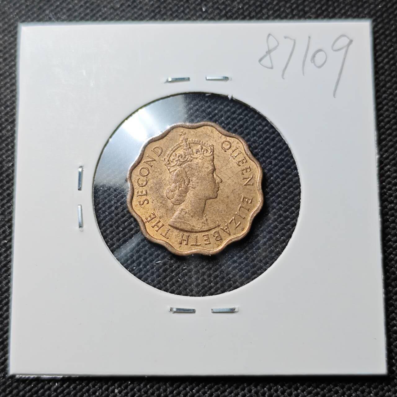 KK钱币收藏小铺  第387期  2月预留时间 周末发货  1965洪都拉斯1分铜币 好品