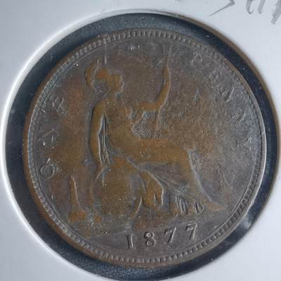 沼泽如烟--第954场 - 英国1877年1便士