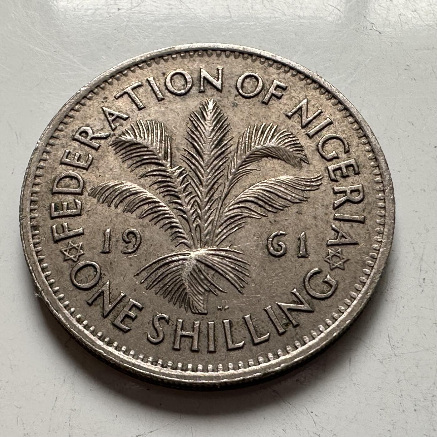 🌹外币初藏🌹🐯2026年第4场  每周二四六晚8️⃣点 接代拍 英属尼日利亚1961年一先令
