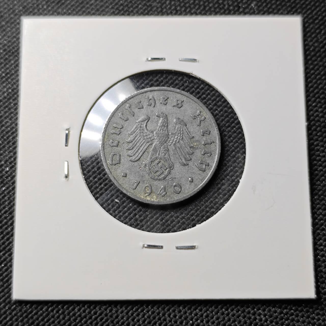 KK钱币收藏小铺  第387期  2月预留时间 周末发货  1940德国10芬尼
