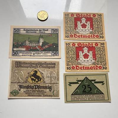 🌹外币初藏🌹🐯2026年第4场  每周二四六晚8️⃣点 接代拍 - 德国一战时期紧急币—20