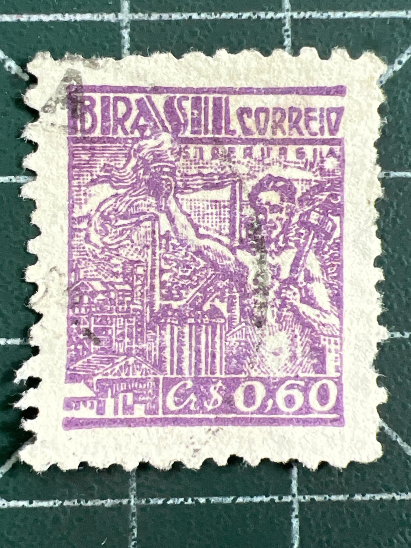 第1095 邮票专场 （无押金，捡漏，全场50包邮，偏远地区除外，接收代拍业务，本店十天发一次货） 巴西邮票