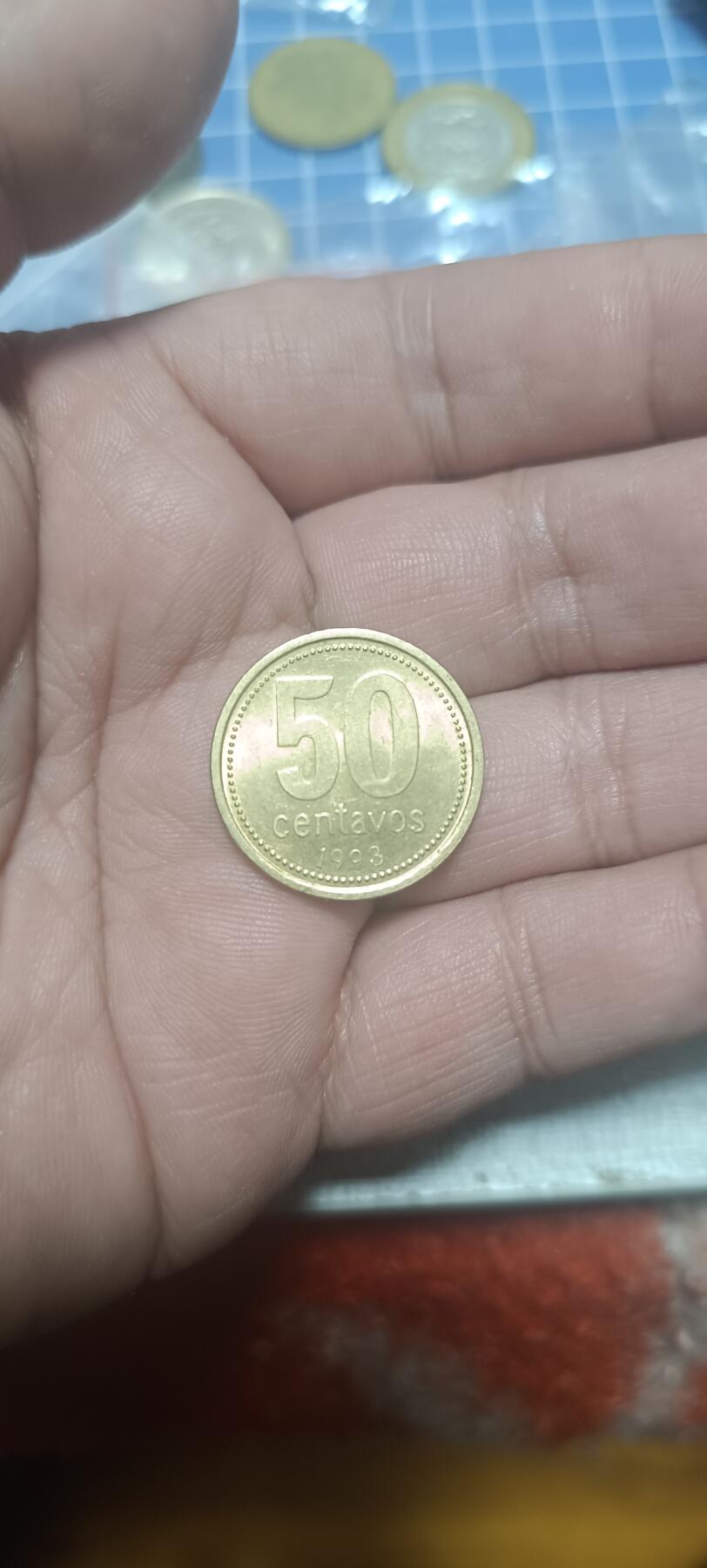 万国钱币阁第二场 原光品阿根廷50分铜币