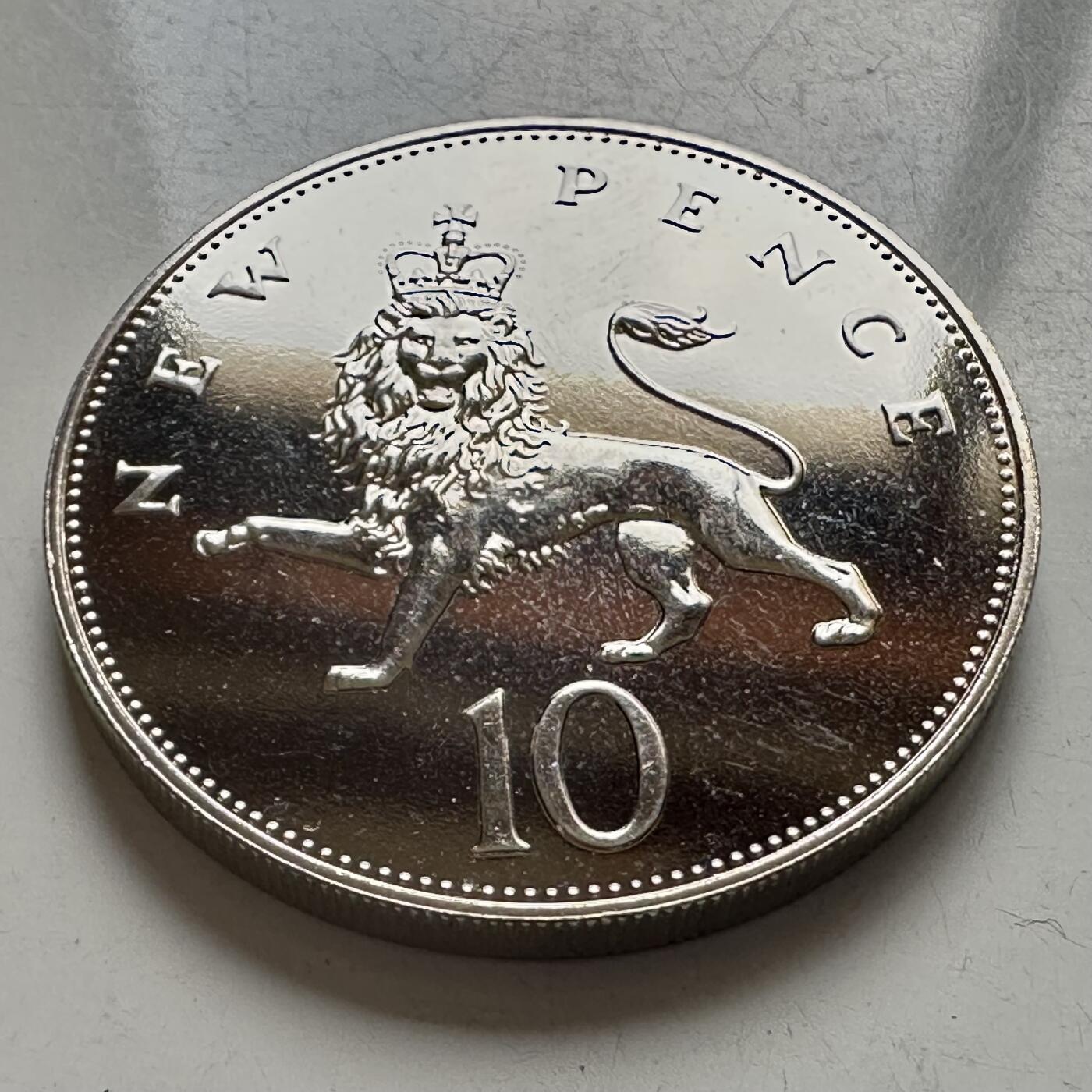 🌹外币初藏🌹🐯2026年第4场  每周二四六晚8️⃣点 接代拍 英国1973年10便士 精制币 