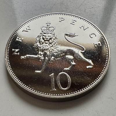 🌹外币初藏🌹🐯2026年第4场  每周二四六晚8️⃣点 接代拍 - 英国1973年10便士 精制币 