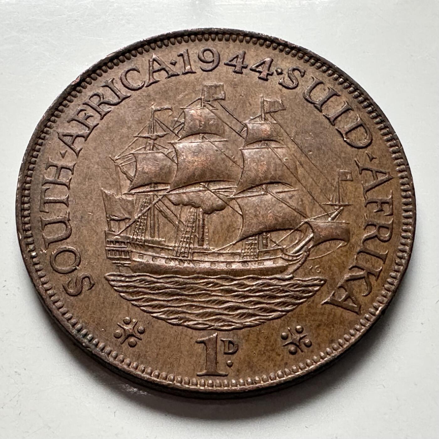 🌹外币初藏🌹🐯2026年第4场  每周二四六晚8️⃣点 接代拍 南非1944年一便士