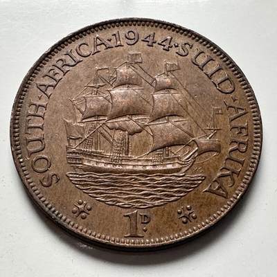 🌹外币初藏🌹🐯2026年第4场  每周二四六晚8️⃣点 接代拍 - 南非1944年一便士