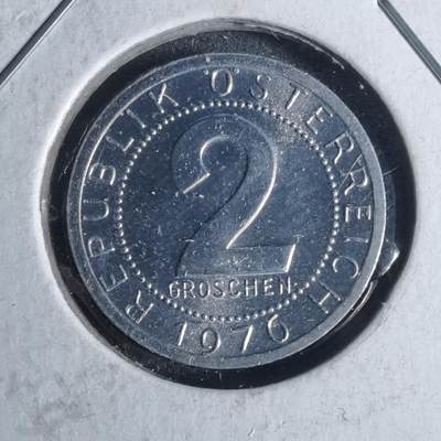 沼泽如烟--第954场 - 奥地利1976年2格罗申