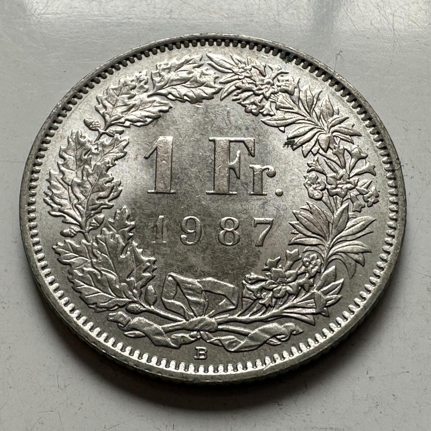 🌹外币初藏🌹🐯2026年第4场  每周二四六晚8️⃣点 接代拍 瑞士1987年一法郎