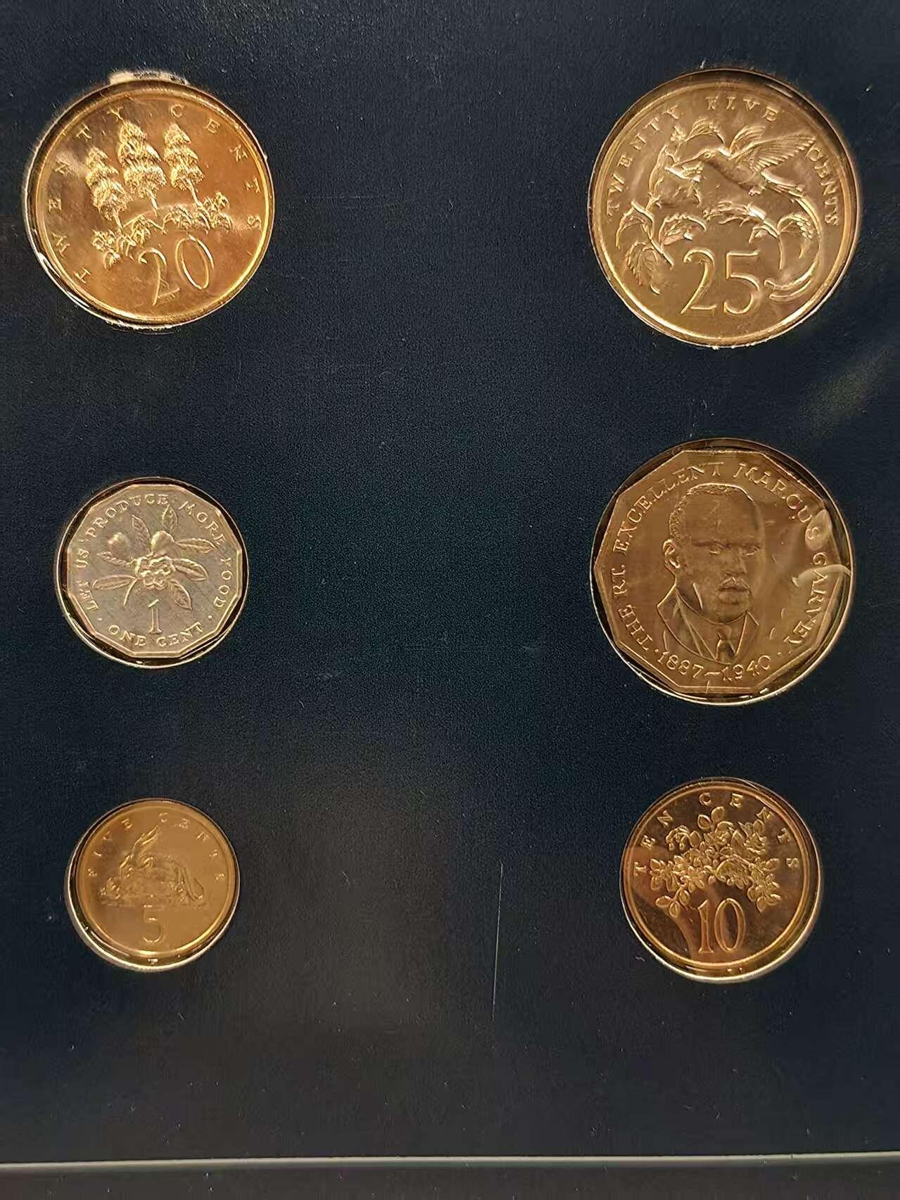 G&W世界散币，银币处理专场（第42场） 富兰克林-牙买加6枚套