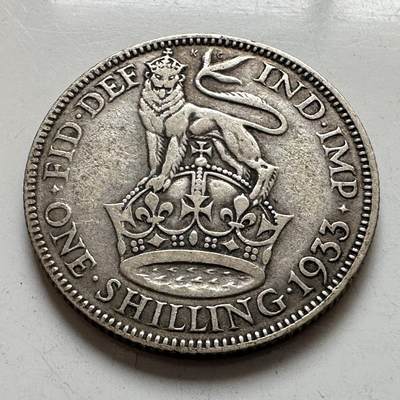 🌹外币初藏🌹🐯2026年第4场  每周二四六晚8️⃣点 接代拍 - 英国1933年1先令银币