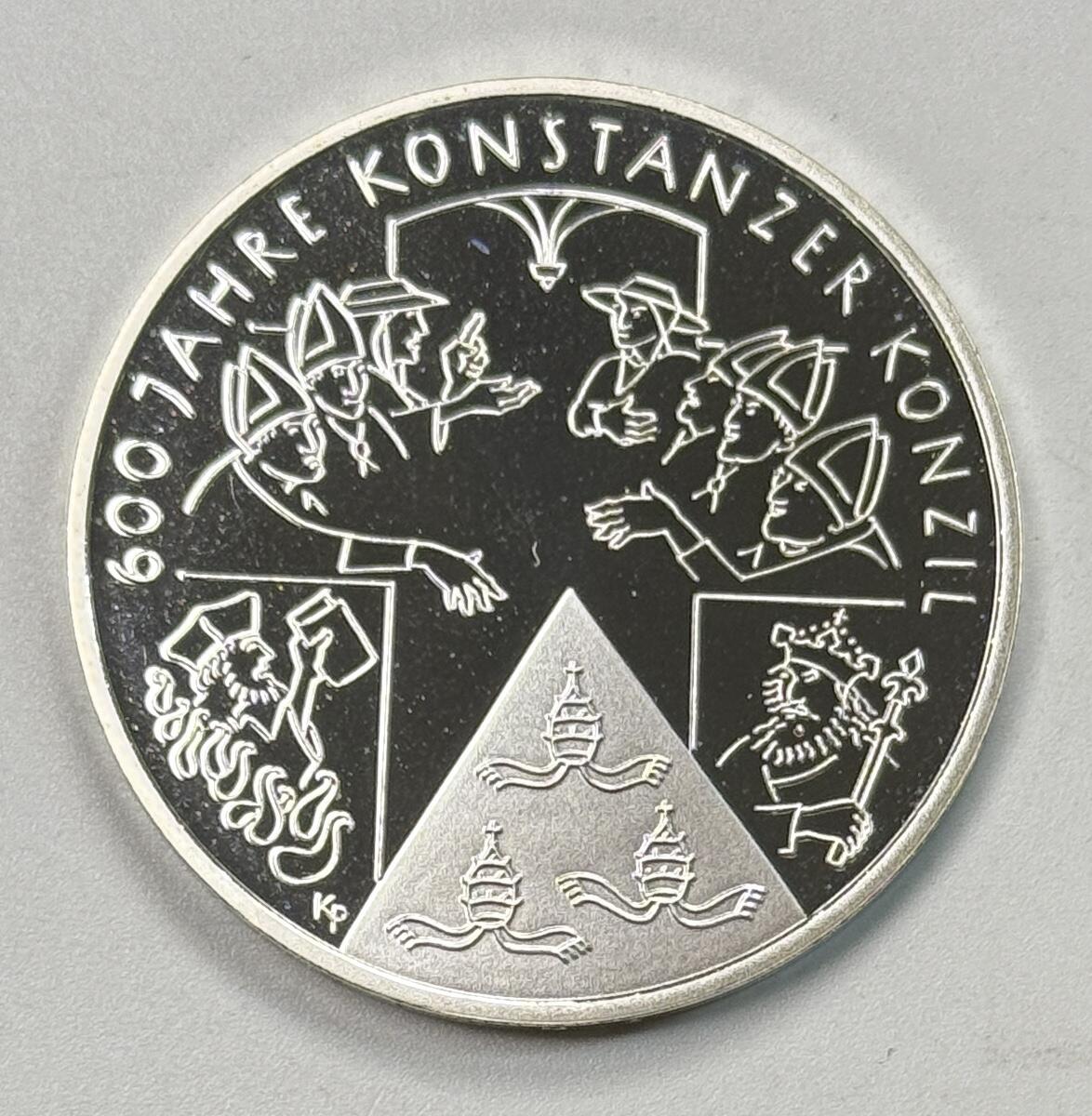 S&S Numismatic世界钱币-拍卖 第118期  德国2014年 康斯坦茨理事会成立600周年 10欧元精制纪念银币 16克625银