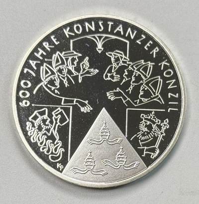 S&S Numismatic世界钱币-拍卖 第118期  - 德国2014年 康斯坦茨理事会成立600周年 10欧元精制纪念银币 16克625银
