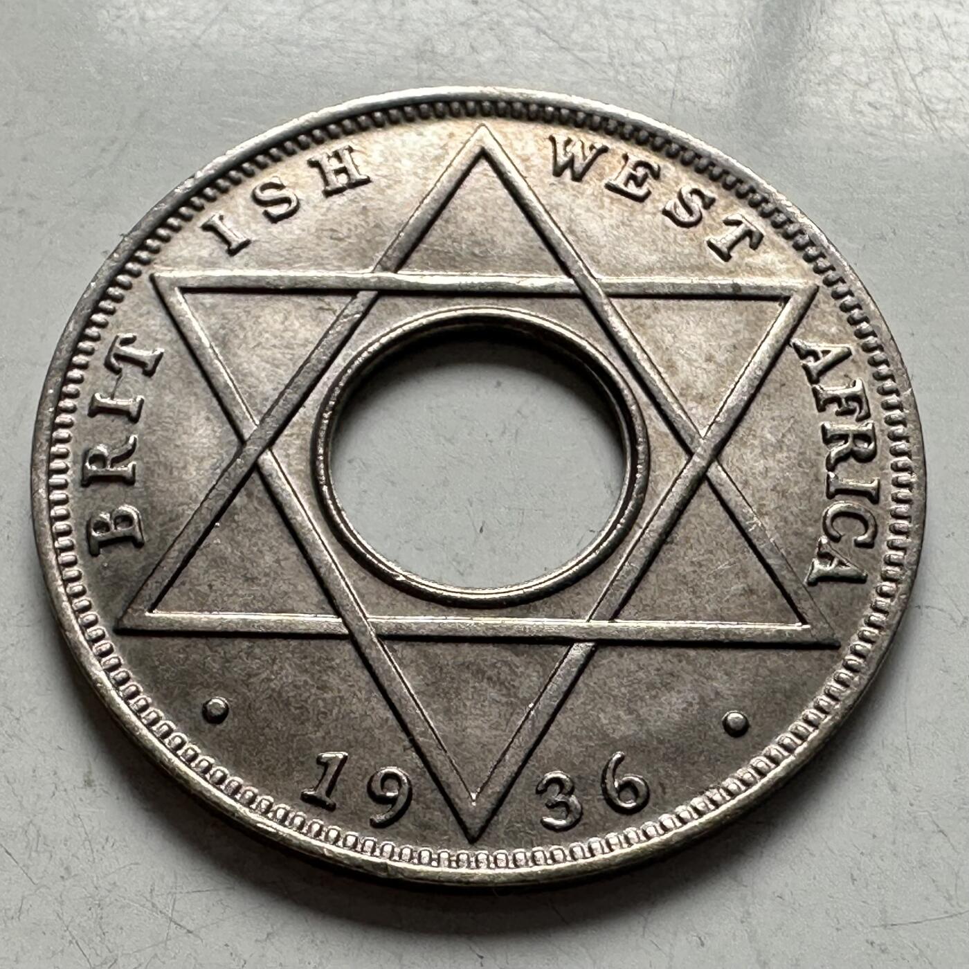 🌹外币初藏🌹🐯2026年第4场  每周二四六晚8️⃣点 接代拍 英属西非1936年爱八1/10便士