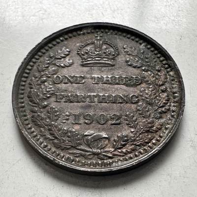 🌹外币初藏🌹🐯2026年第4场  每周二四六晚8️⃣点 接代拍 - 英国1902年爱七首年1/3法新 稀少品种 人物立体细节好