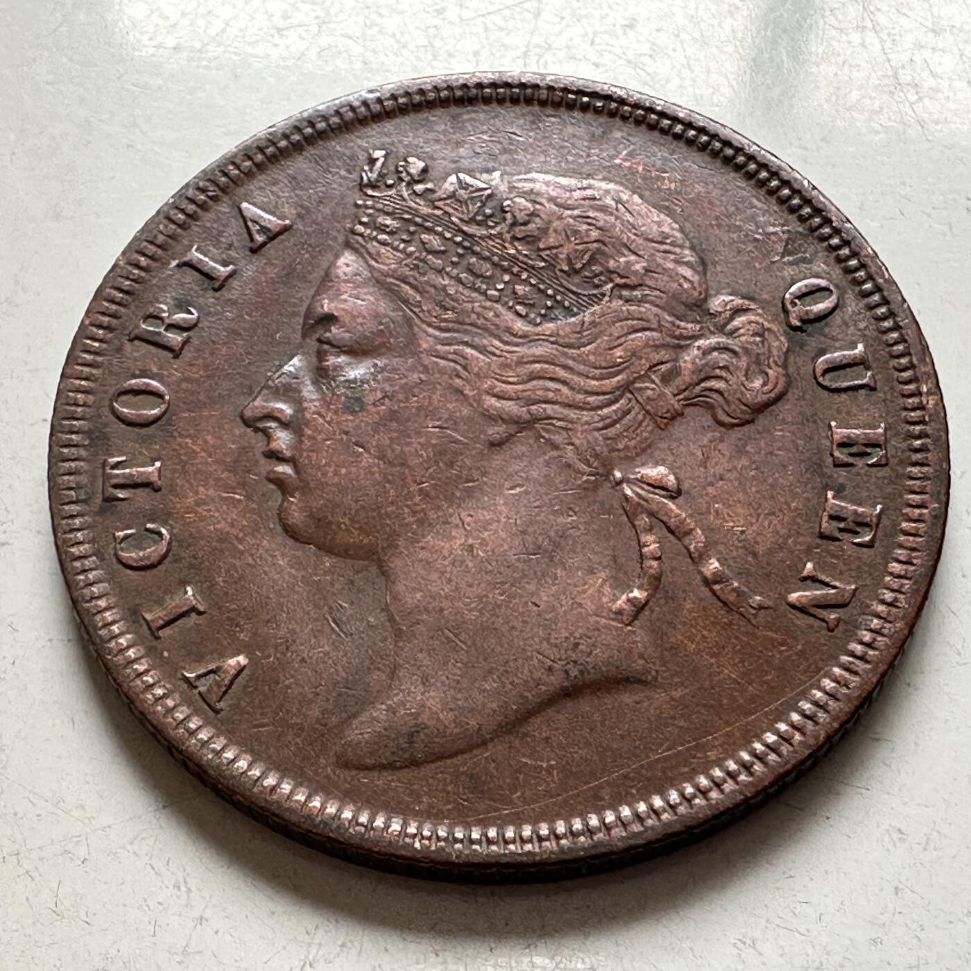 🌹外币初藏🌹🐯2026年第4场  每周二四六晚8️⃣点 接代拍 英属海峡殖民地1894年一分