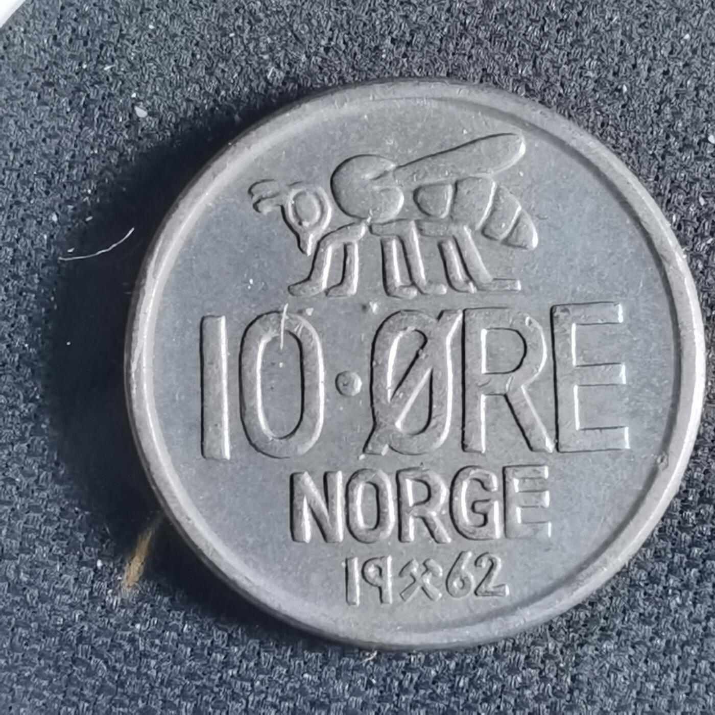 沼泽如烟--第954场 挪威1962年10欧尔