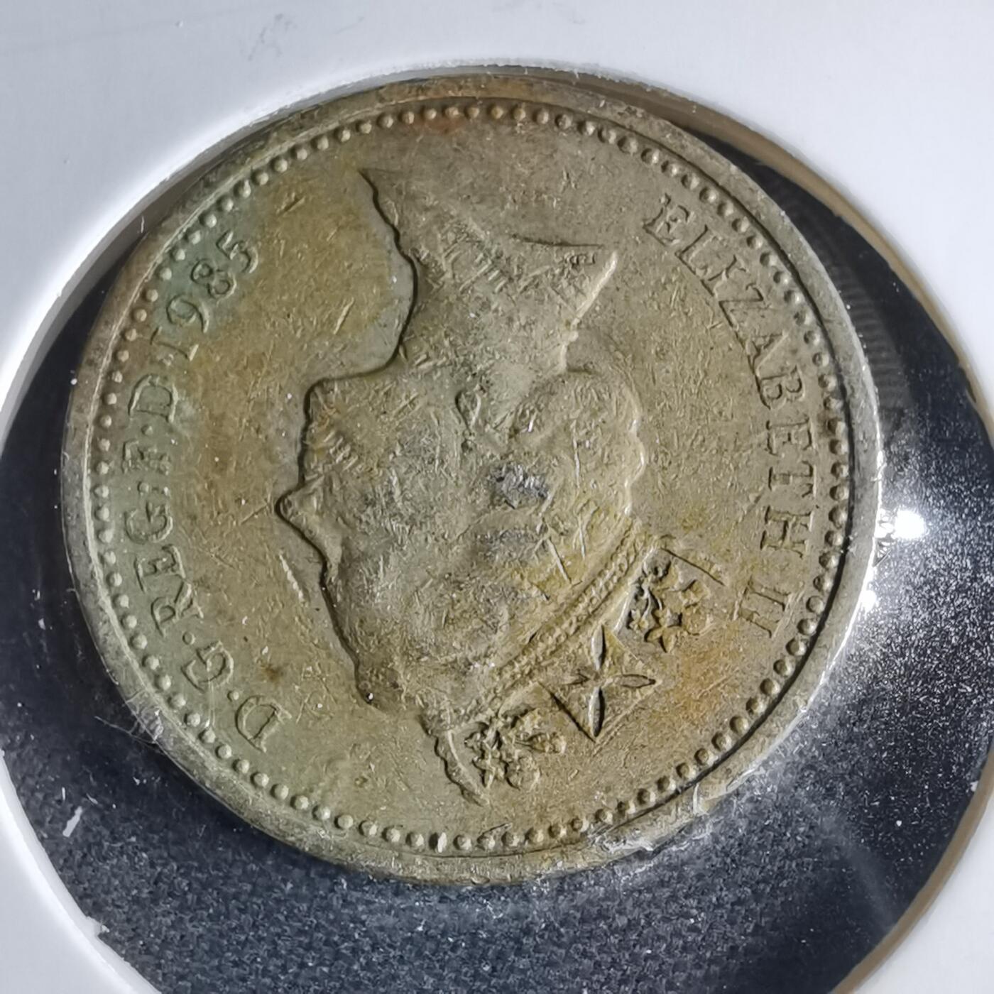 沼泽如烟--第954场 英国1985年一磅