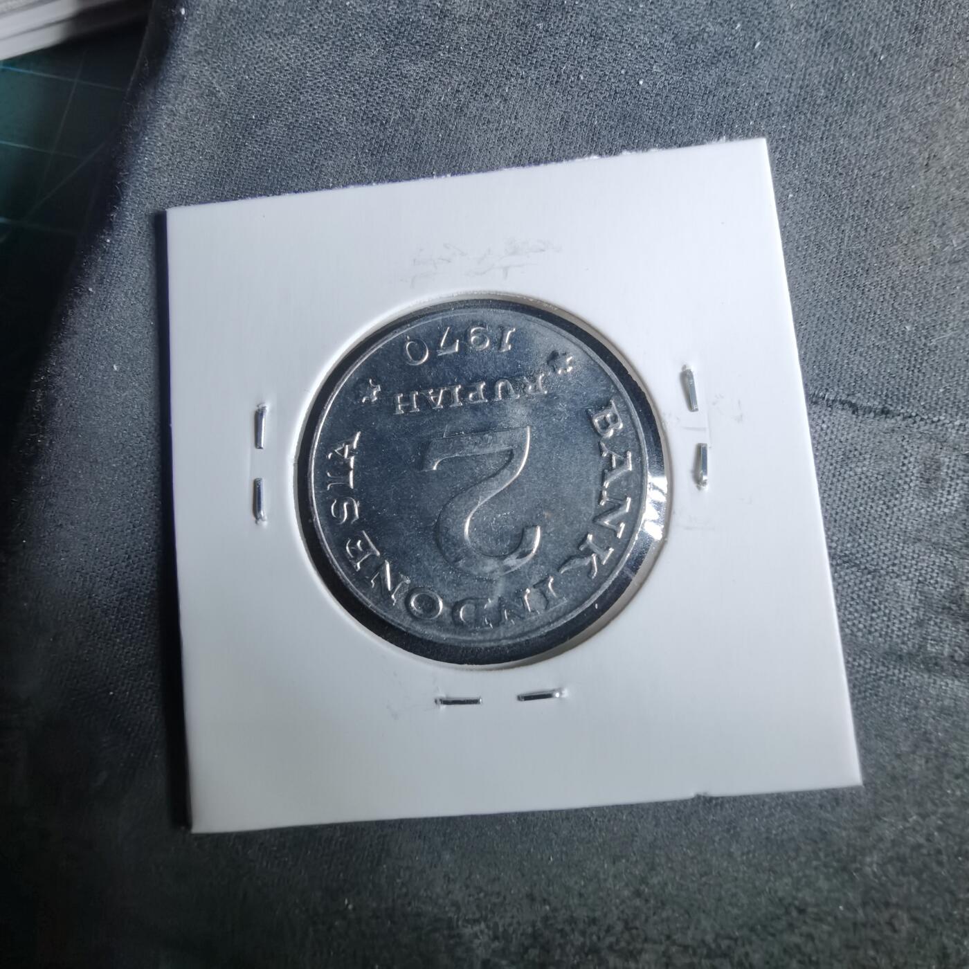 沼泽如烟--第954场 印度尼西亚1970年2卢比