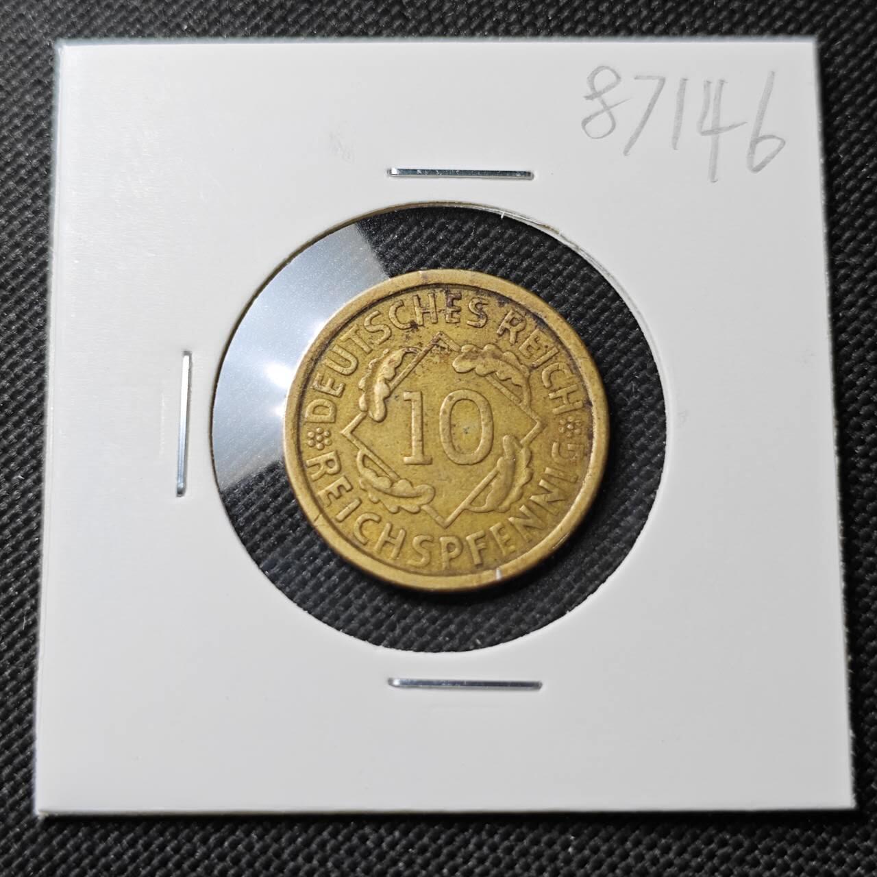 KK钱币收藏小铺  第387期  2月预留时间 周末发货  魏玛10分