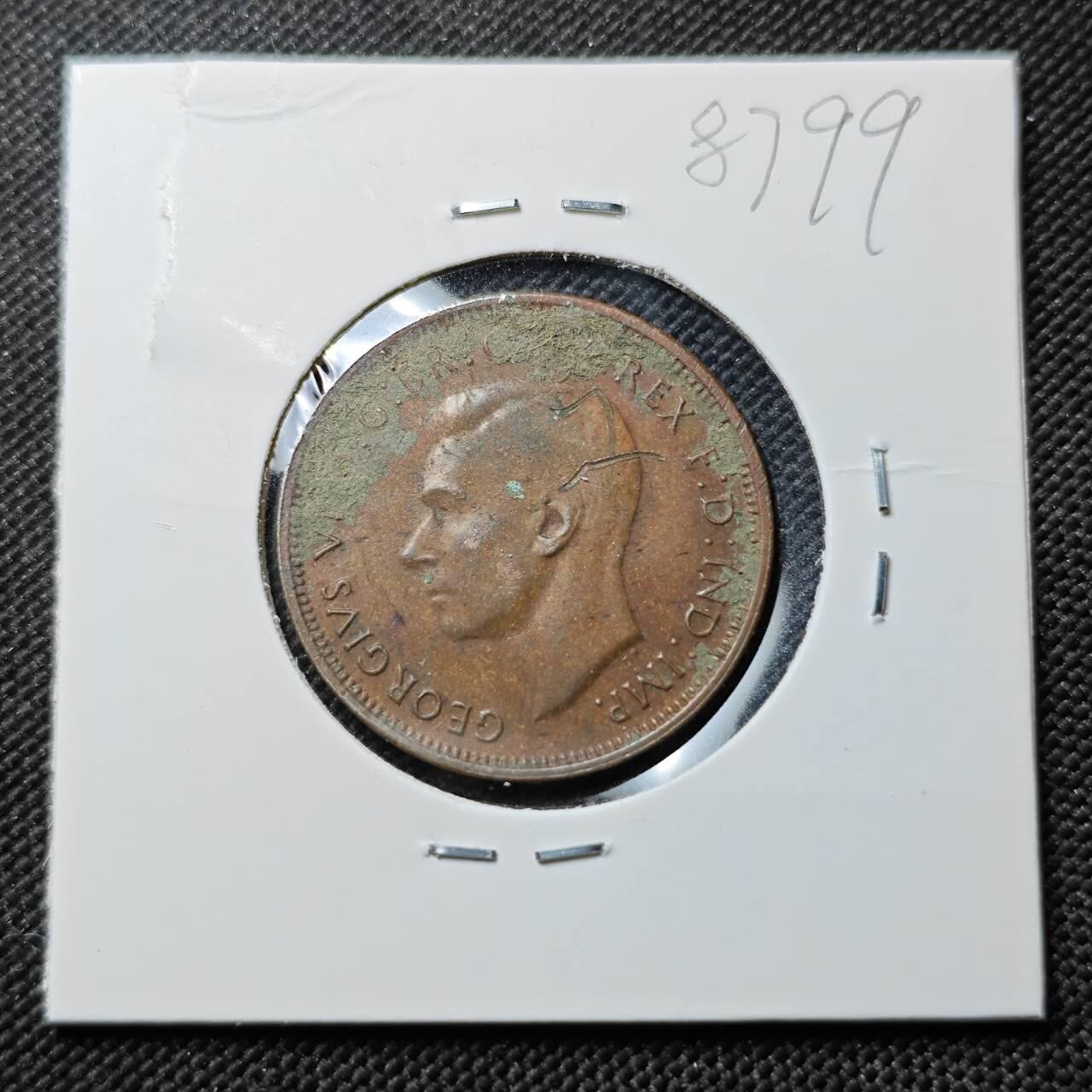 KK钱币收藏小铺  第387期  2月预留时间 周末发货  澳大利亚半便士铜币