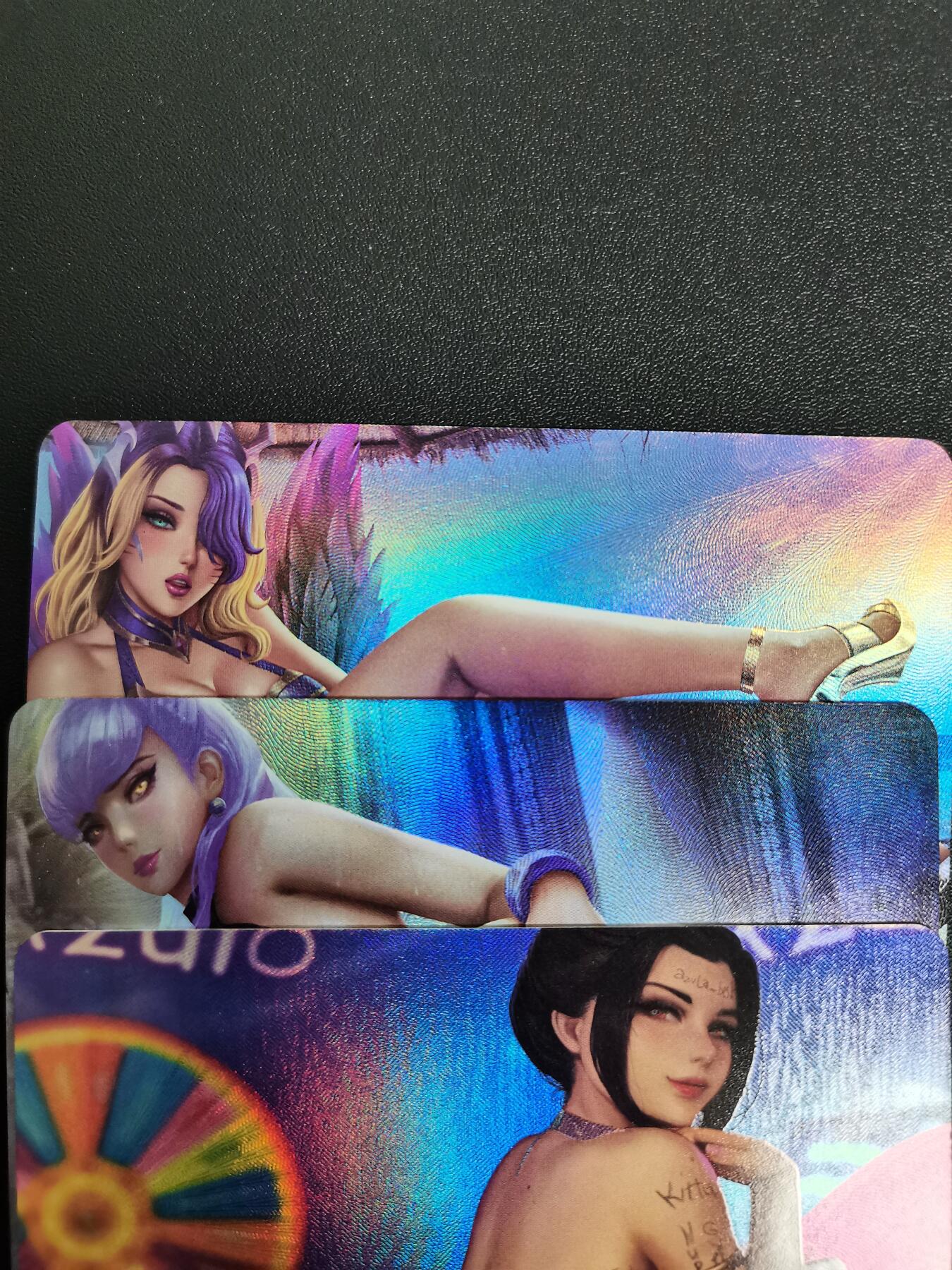 NO.20.5 好又多妹卡大赏，祝你新年旺桃花~只能从此链接进的专场！新店点关注不迷路~每周一站式配齐，方便凑单！（周5晚9点截拍，卖家送拍免费！） 宁缺 动漫妹卡 粗彩3张 姿势撩人