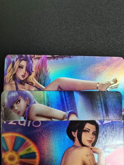 NO.20.5 好又多妹卡大赏，祝你新年旺桃花~只能从此链接进的专场！新店点关注不迷路~每周一站式配齐，方便凑单！（周5晚9点截拍，卖家送拍免费！） - 宁缺 动漫妹卡 粗彩3张 姿势撩人