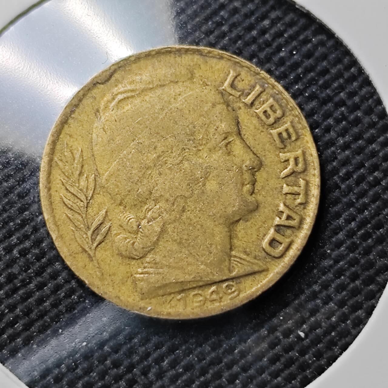 KK钱币收藏小铺  第387期  2月预留时间 周末发货  阿根廷5分铜币