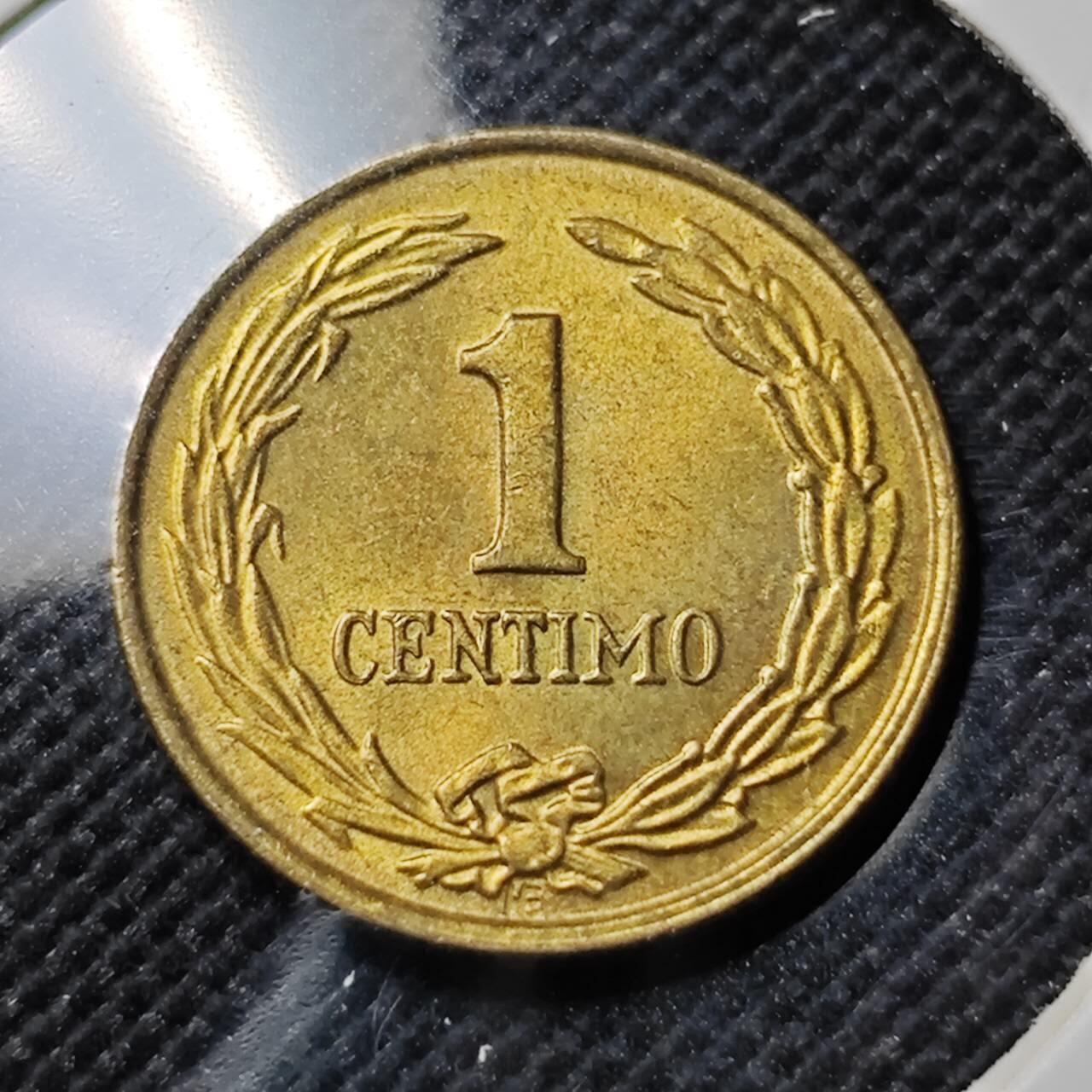 KK钱币收藏小铺  第387期  2月预留时间 周末发货  1950巴拉圭1分铜币 好品